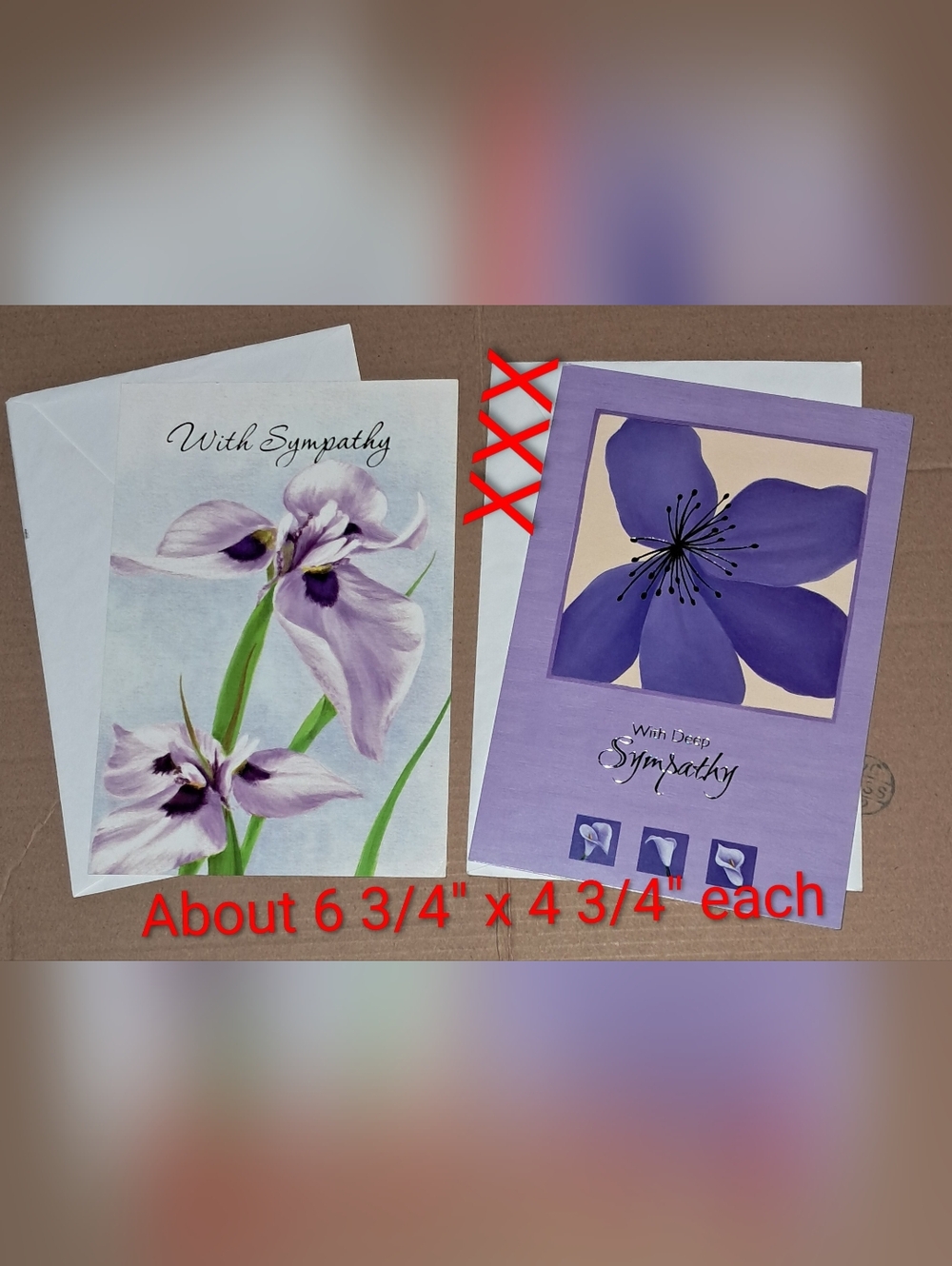 GREETING CARDS - SYMPATHY CARDS